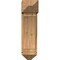 Ekena Millwork Thorton Arts and Crafts Rough Sawn Bracket w/ Offset Brace, Western Red Cedar, 8"W x 18"D x 30"H BKT0806X18X30THR03RWR - alternate 3